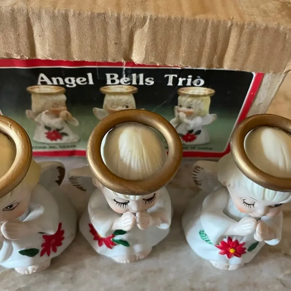 House of Lloyd vintage angel bells set of 3 NEW in box Christmas